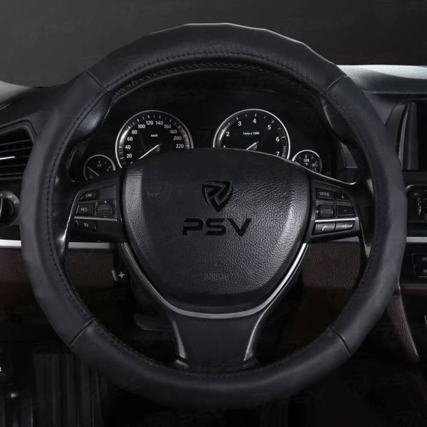 Оплетка на руль кожаная PSV "Bull" черная M Оплетка на руль кожаная PSV "Bull" черная M