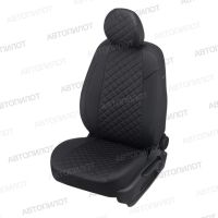 Чехлы Автопилот Экокожа Ромб на Jaecoo J7 (2023+) Чехлы Автопилот Экокожа Ромб на Jaecoo J7 (2023+)